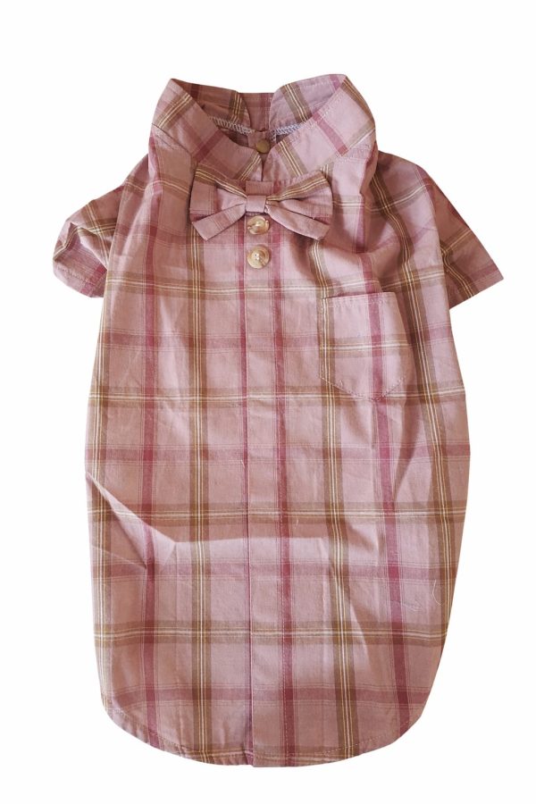 Camisa a cuadros beige Camisa Britanica